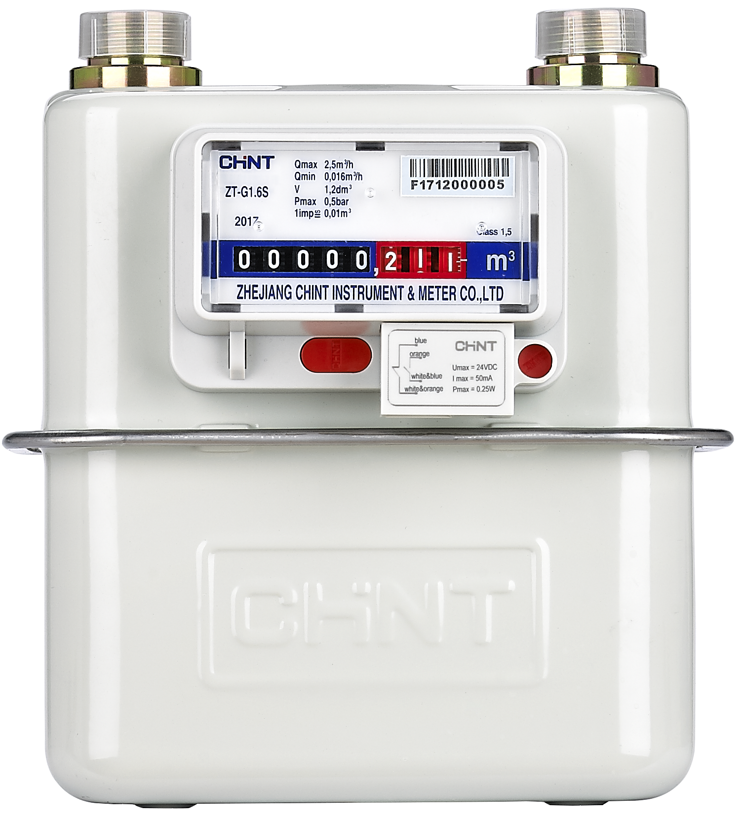 Diaphragm Gas Meter (Steel) - G1.6/G2.5/G4